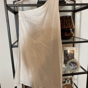 Elegant Cream Slip Dress